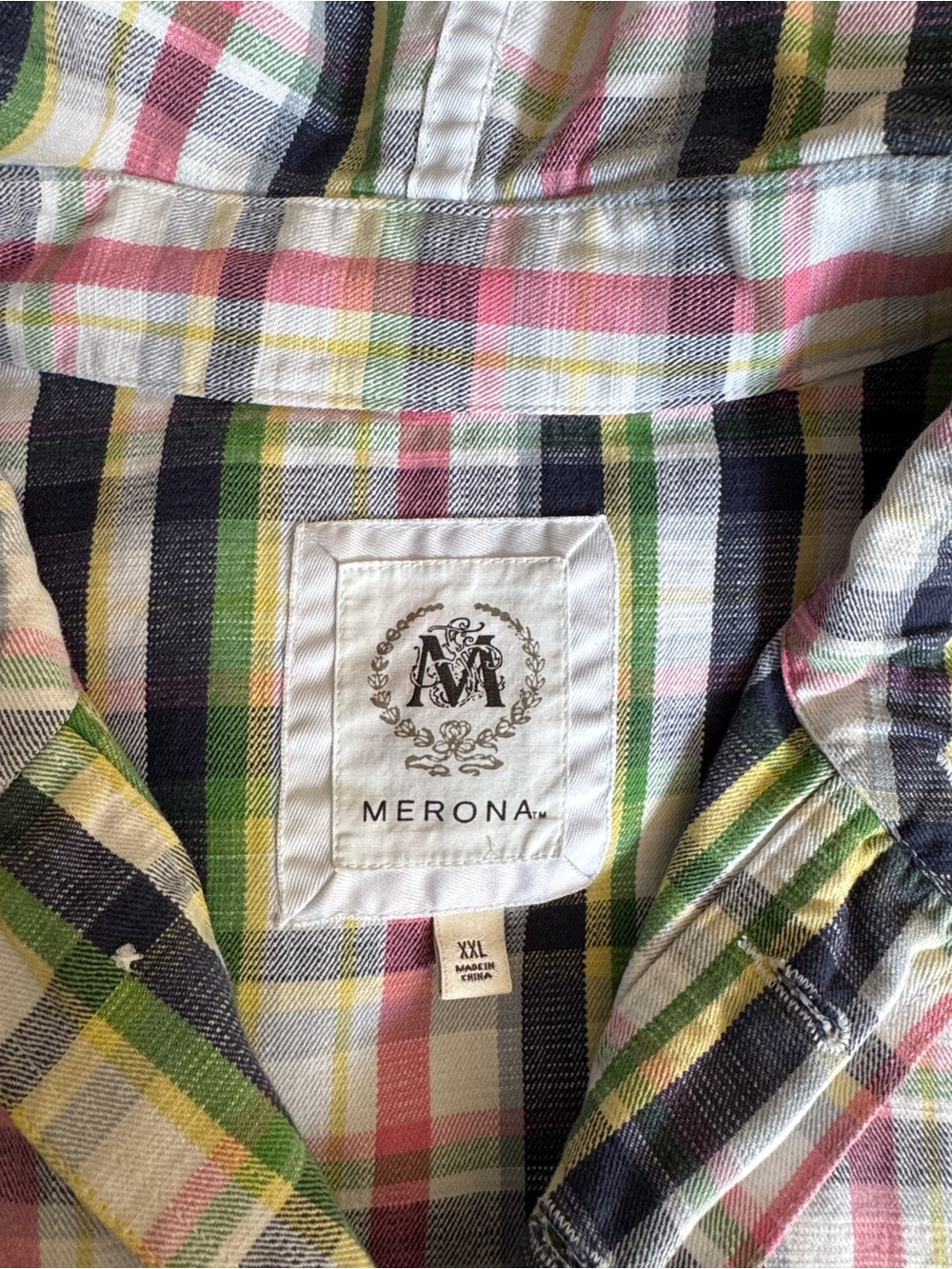 Merona Pastel Plaid Hooded Button Shirt Jacket - Picture 3 of 9